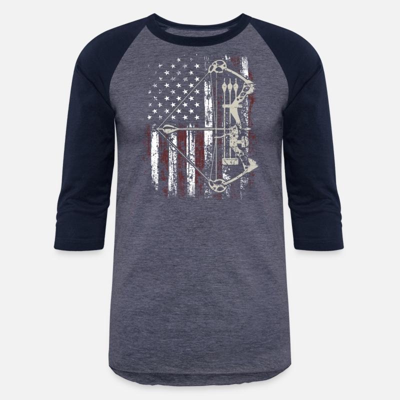 American Flag Bowhunting Bow Archery Deer Hunter