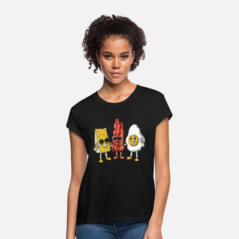 Bacon Egg And Cheese Hippie Funny Breakfast