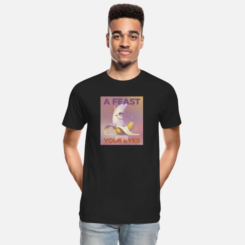 Banana T-shirt "A Feast For Your Eyes" Funny Quote