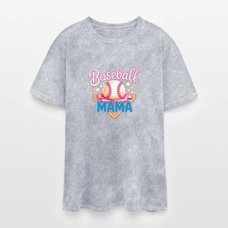 Baseball Mama Ice Cream Cone Sports Parent Fun