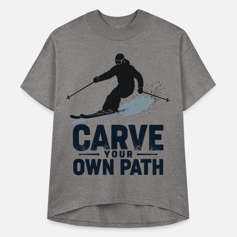 Carve Your Own Path Skiers Skiing