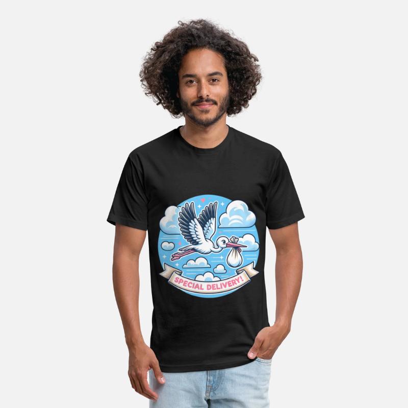 Special Delivery Stork New Baby Announcement