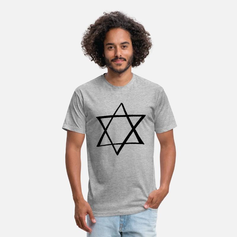 Star of David hand drawn tag