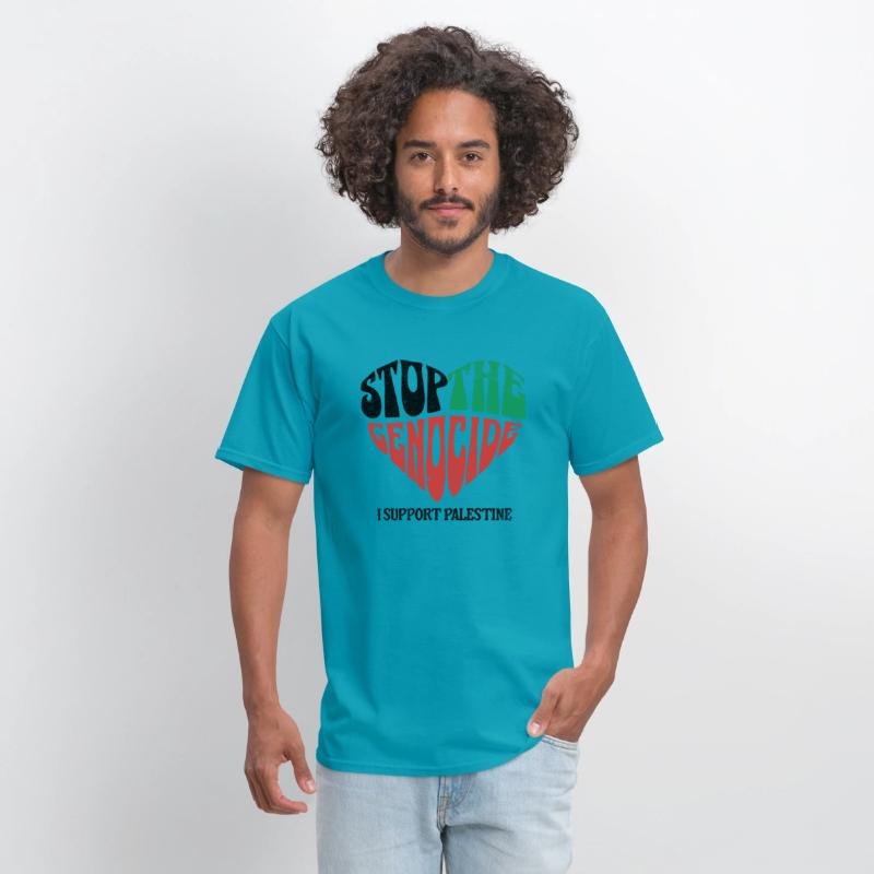Stop The Genocide - Support palestine tees