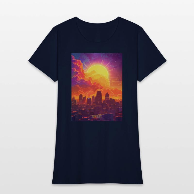 Sunset in Kansas City Missouri USA