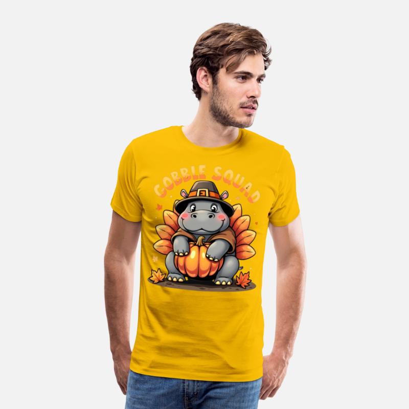 Thanksgiving Hippo Gobble Squad