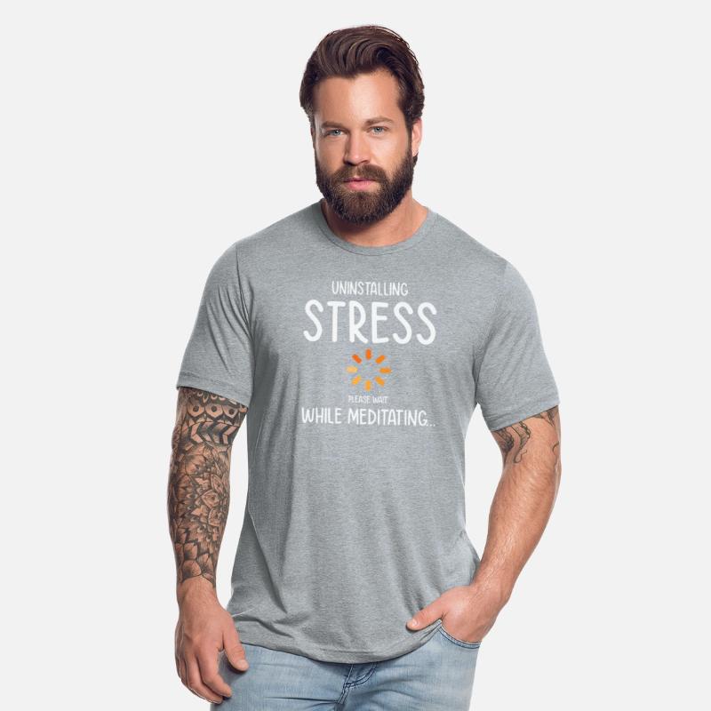Uninstalling Stress Meditating Yoga Lover