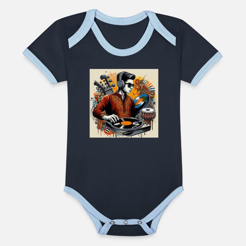 Vibrant DJ Urban Music Mixer Design