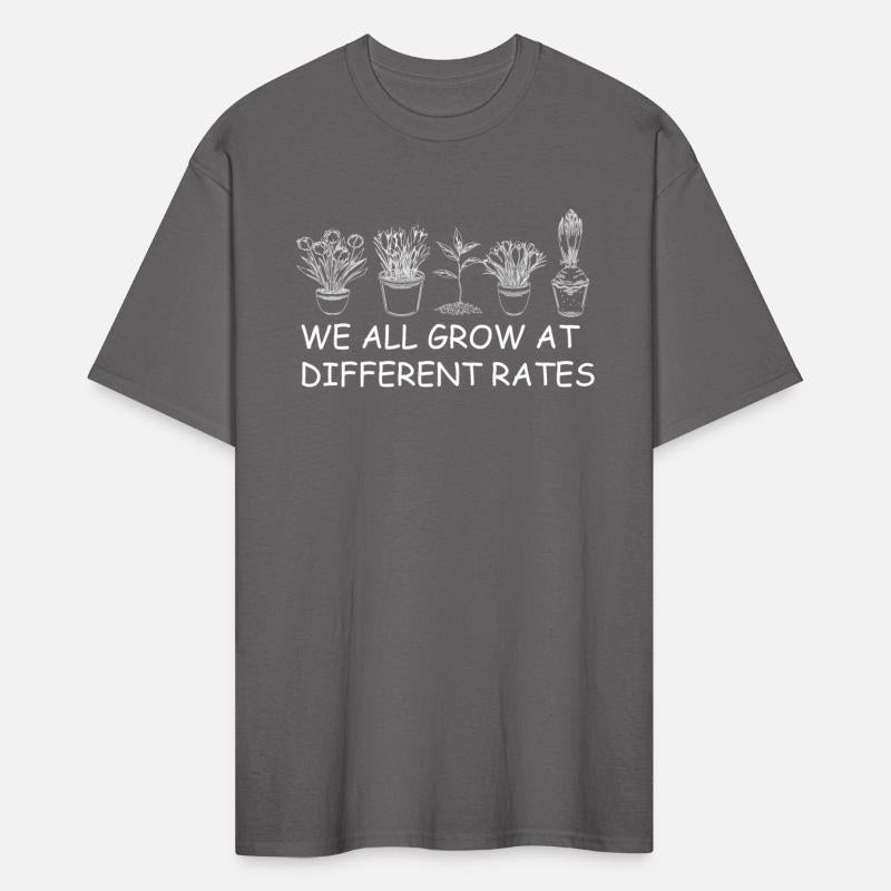 We All Grow At Different Rates Teacher Shirt