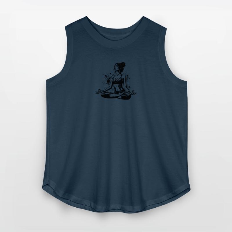 Yoga Teacher Doing Relaxation Exercises For The