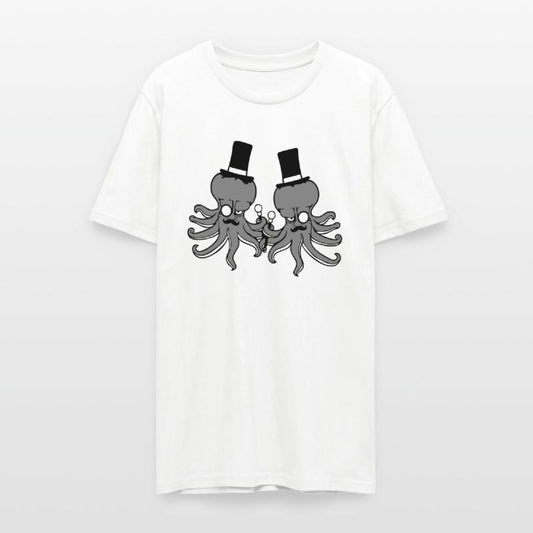 2 octopus sir hat monocle glasses two rich friends