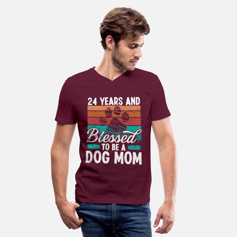 24 Year Old Dog Mom 24 Birthday Retro Dog Mother