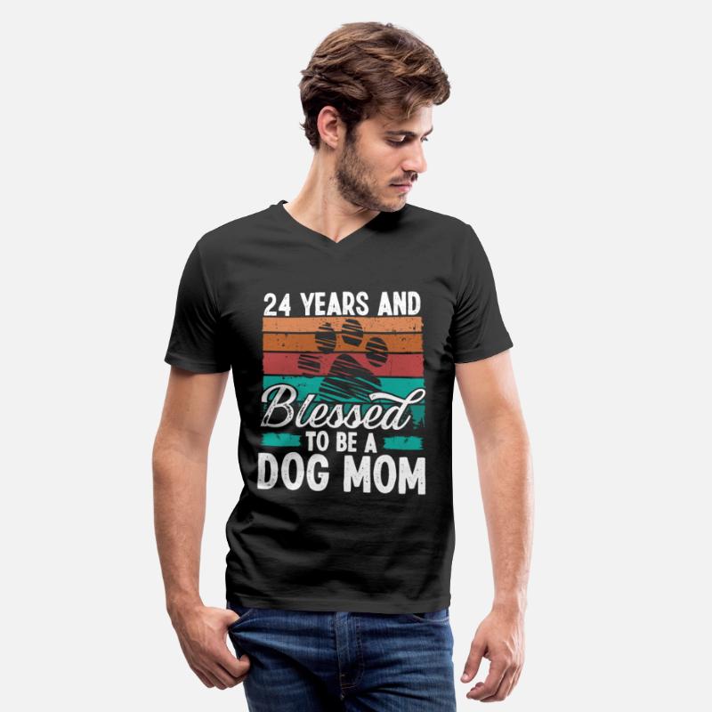 24 Year Old Dog Mom 24 Birthday Retro Dog Mother