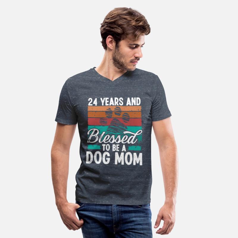 24 Year Old Dog Mom 24 Birthday Retro Dog Mother