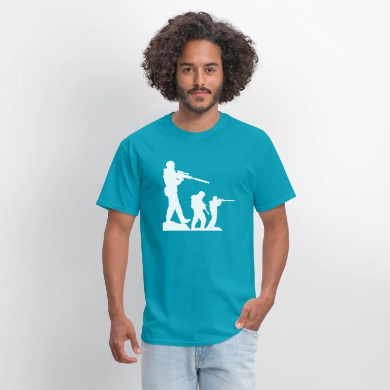 3 Soldiers Crew War Team Freedom Soldier Fighter