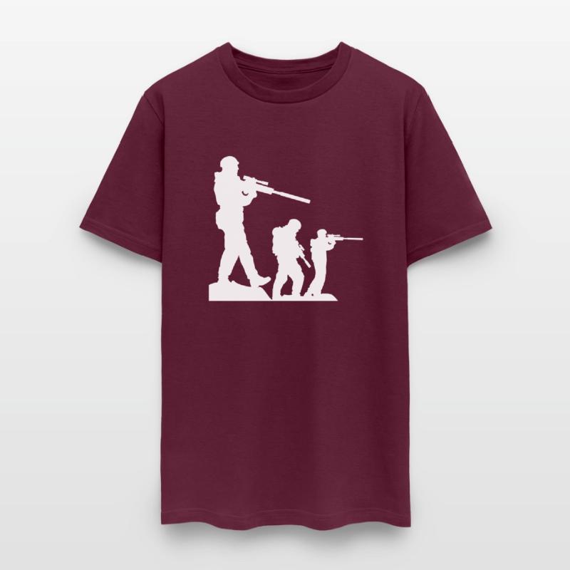 3 Soldiers Crew War Team Freedom Soldier Fighter