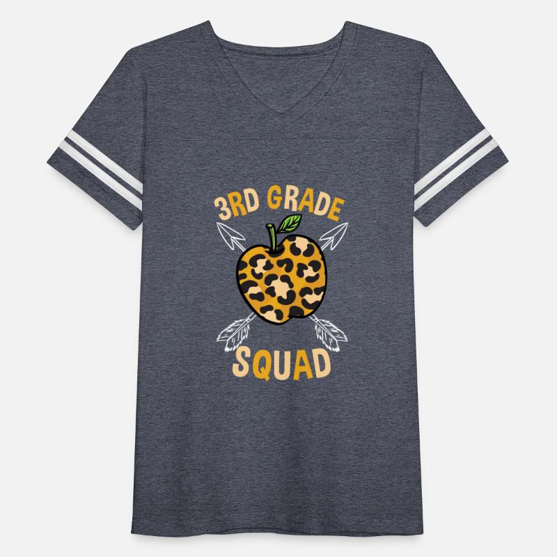 3rd Grade Back To School Squad Leopard Print