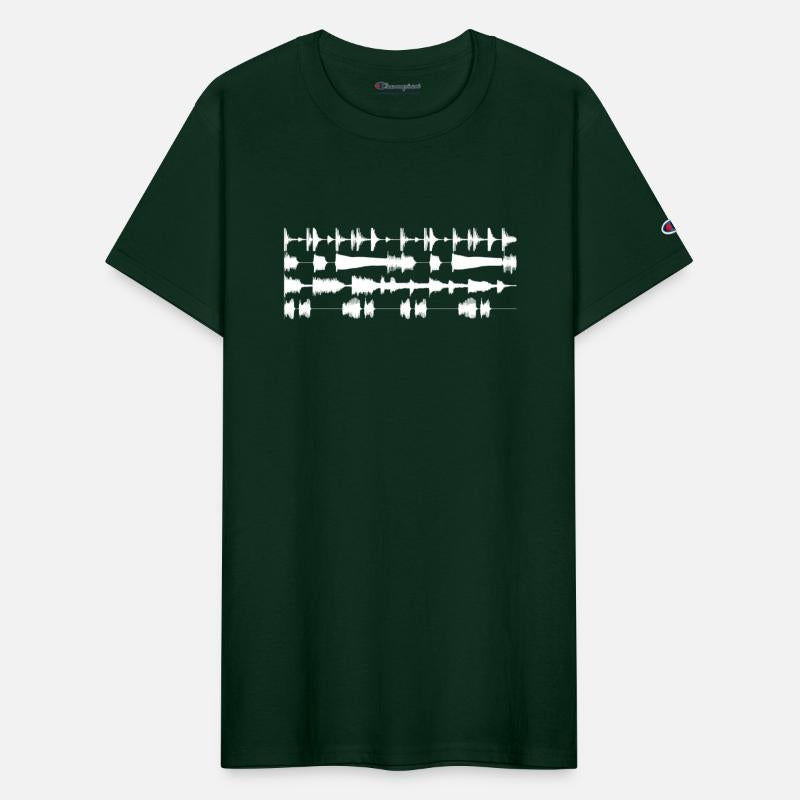 4 track waveforms - white small