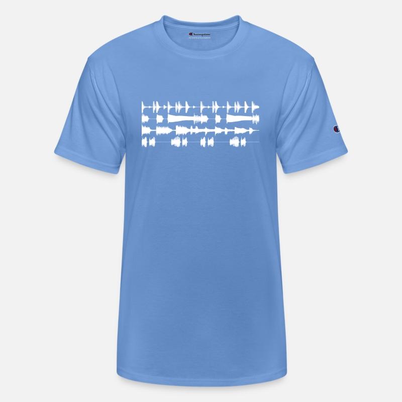 4 track waveforms - white small