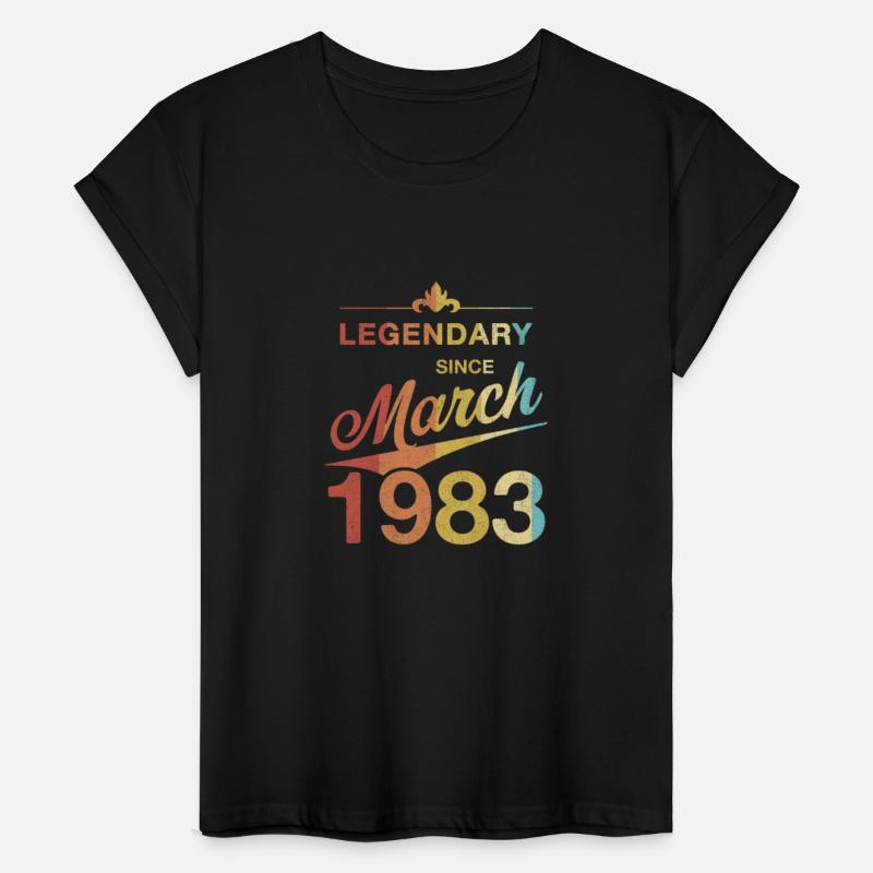 40th Birthday 40 Year Old Born March 1983 Gift