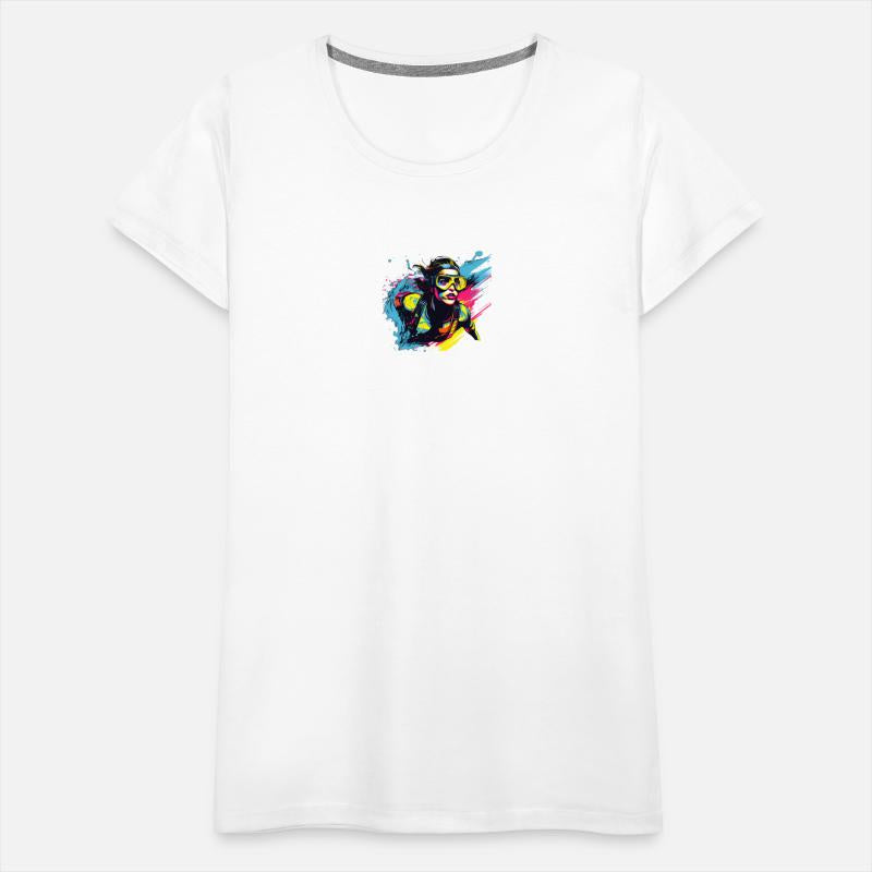 90s Women Wearing Googles Graphic Tee