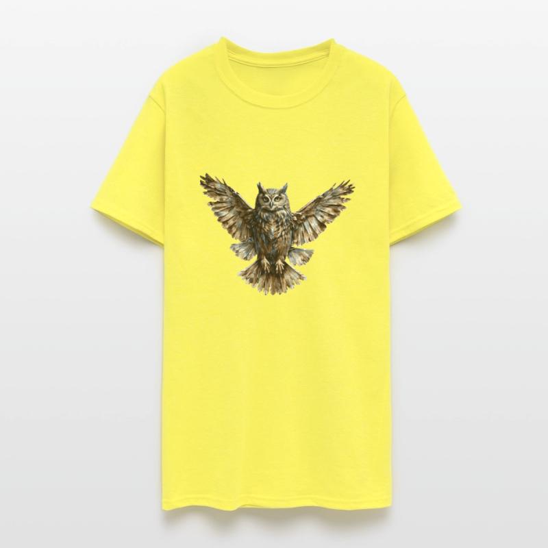 A beautiful flying Owl.