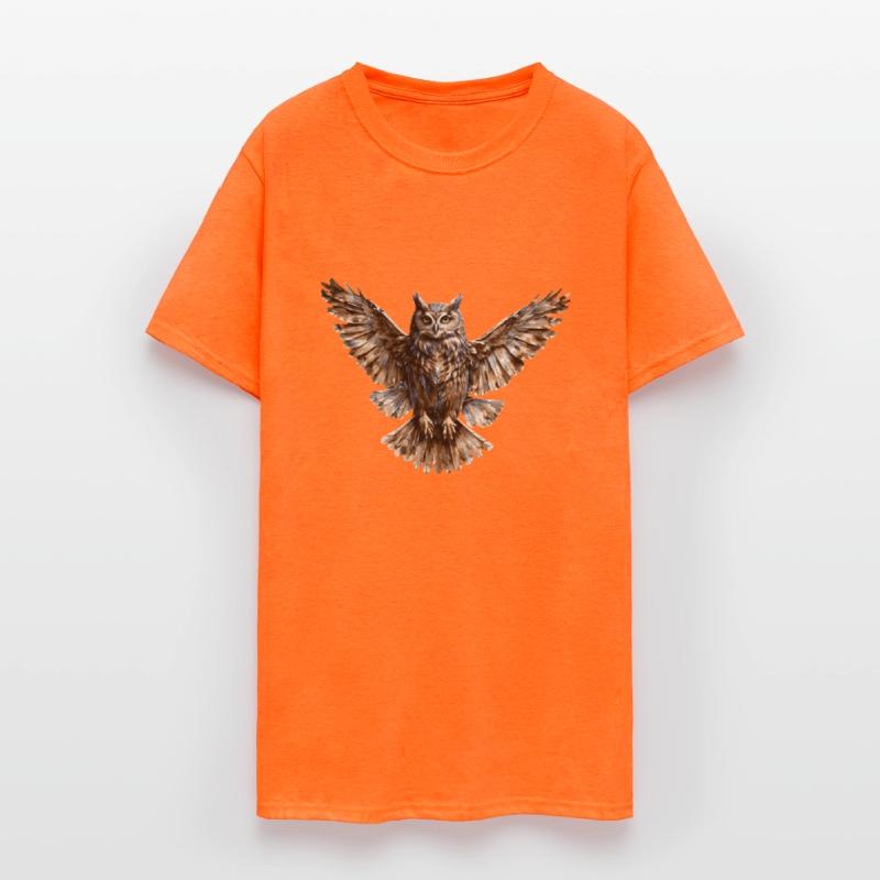 A beautiful flying Owl.