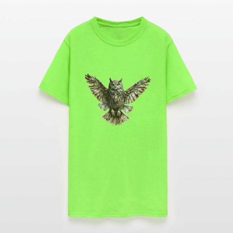 A beautiful flying Owl.