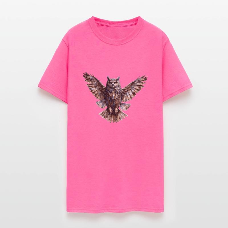 A beautiful flying Owl.