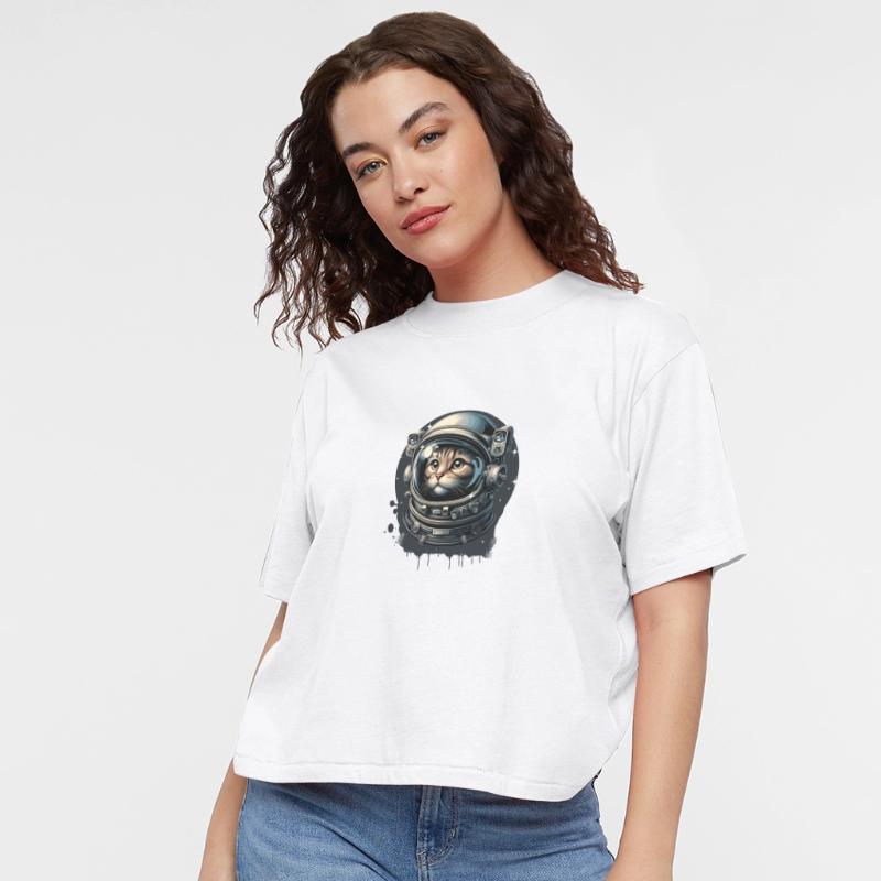 A cat in an astronaut suit