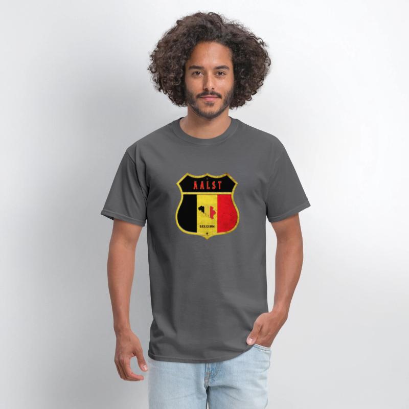 Aalst Belgium coat of arms flags design