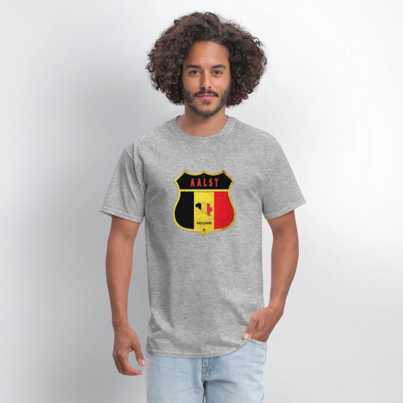Aalst Belgium coat of arms flags design