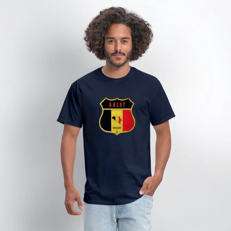 Aalst Belgium coat of arms flags design