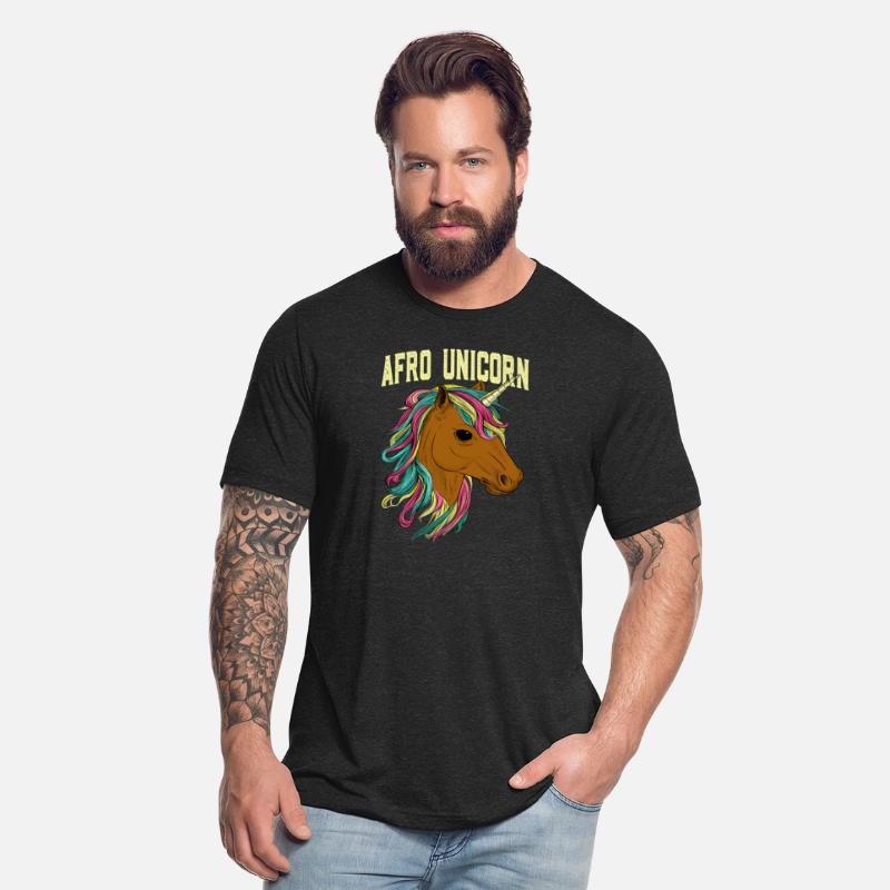 Afro Unicorn Black American Horse Horseback Riding