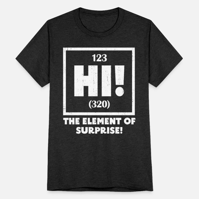 Ah The Element of Surprise Chemistry Science Humor