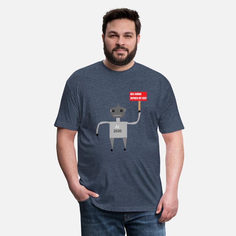 AI Job Replacement Fear - Funny Robot T-Shirt