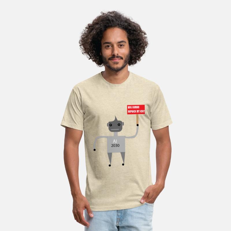 AI Job Replacement Fear - Funny Robot T-Shirt