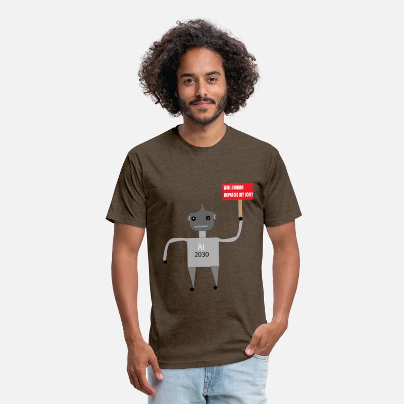 AI Job Replacement Fear - Funny Robot T-Shirt