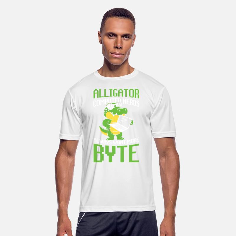 Alligator Computer Nerd Byte for a Crocodile Fan
