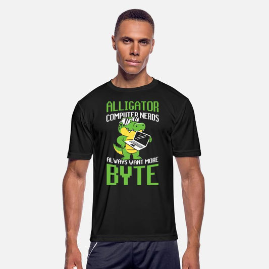 Alligator Computer Nerd Byte for a Crocodile Fan