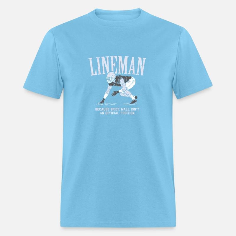 American Football Lineman Brick Wall Shirt & Gift