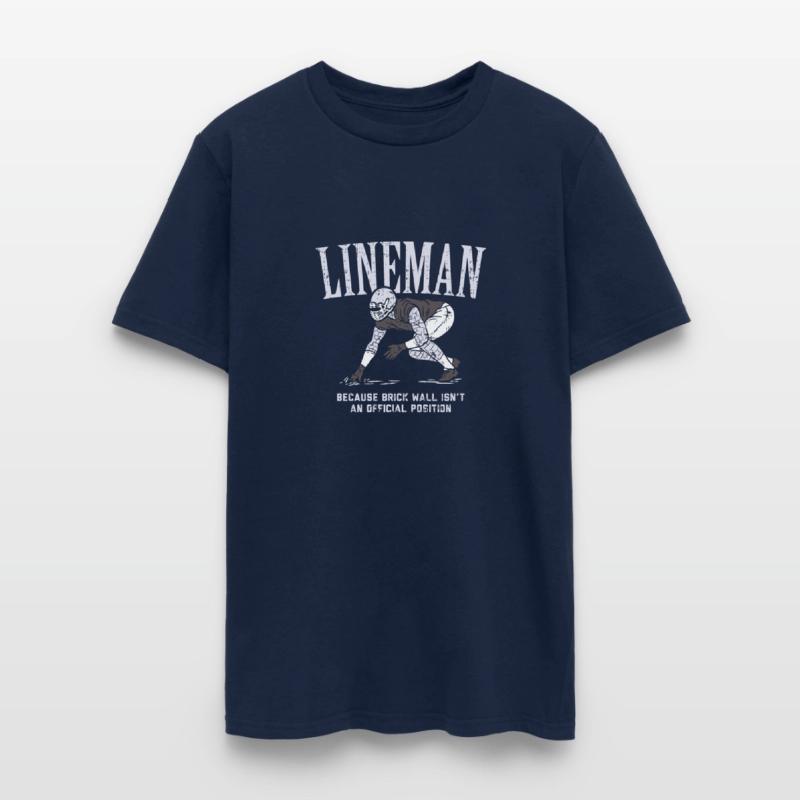 American Football Lineman Brick Wall Shirt & Gift