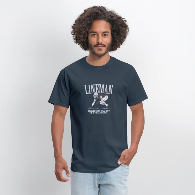 American Football Lineman Brick Wall Shirt & Gift