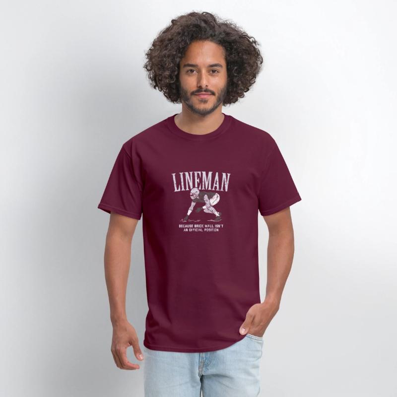 American Football Lineman Brick Wall Shirt & Gift