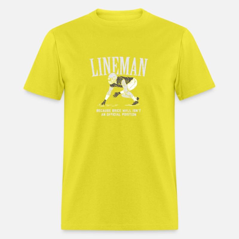 American Football Lineman Brick Wall Shirt & Gift