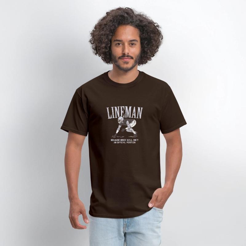 American Football Lineman Brick Wall Shirt & Gift
