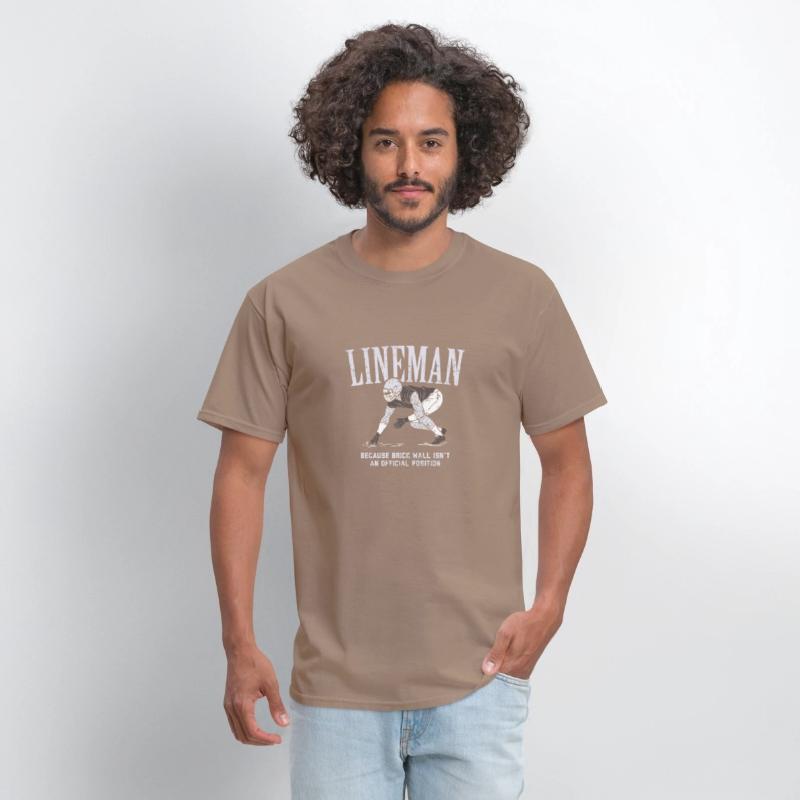 American Football Lineman Brick Wall Shirt & Gift