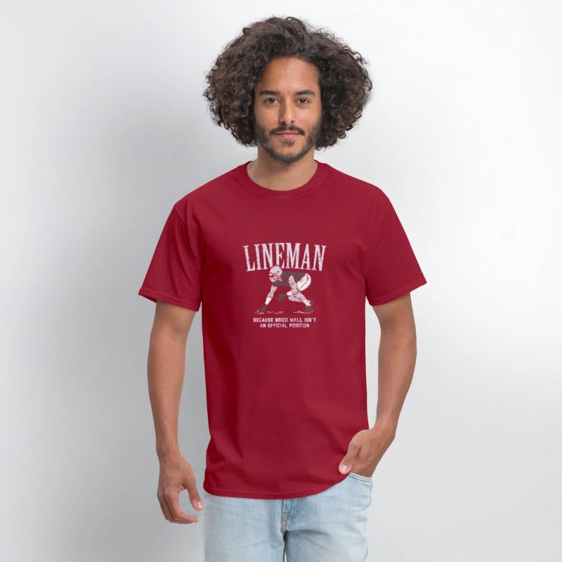 American Football Lineman Brick Wall Shirt & Gift