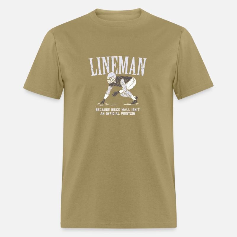 American Football Lineman Brick Wall Shirt & Gift