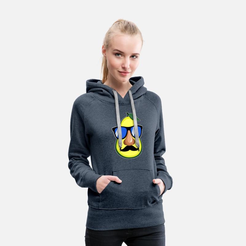 avocado face glasses mustache gift idea